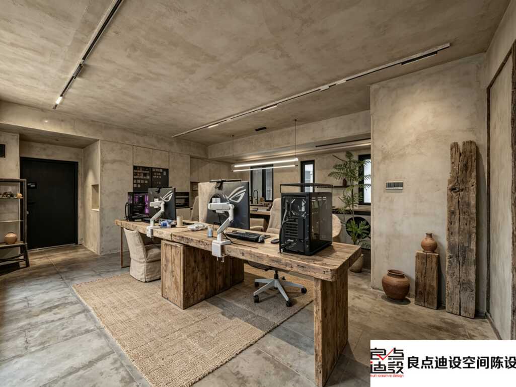 一居室软装设计|把小空间改成性价比拉满的侘寂风工作室✨
